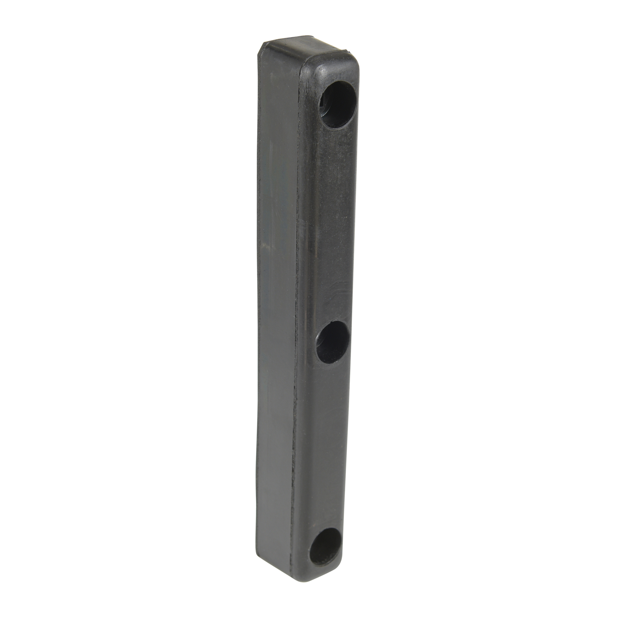 Vestil Rubber Trailer Crane Bumper - 16in. Length, Black, Weather-Resistant, Model# TB-70